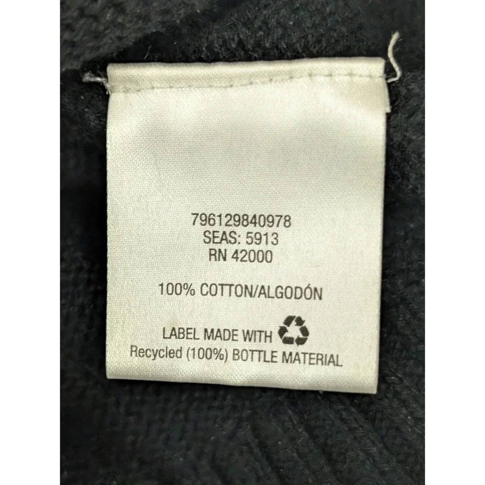 Men's Black Gray Argyle Sweater Crewneck Preppy Dark Academia Grandpa L‎